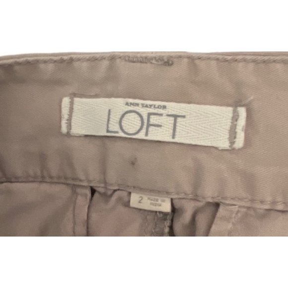 ANN TAYLOR LOFT KHAKI SHORTS WOMENS SIZE 2 - Picture 4 of 8